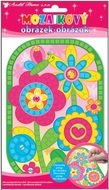 Mozaika květiny 21x14 cm