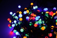 11033 Osvětlení vánoční barevné kuličky 30m-300 LED+5m přívodní kabel-3