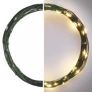 11210 Osvětlení nano zelené 4 m - 40 LED teplá bílá + 5m přívodní kabel + časovač-1