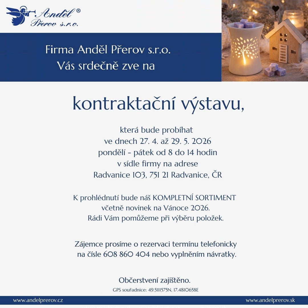 Pozvánka na kontraktační výstavu