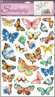 10142 Samolepky na zeď barevní motýli 53x29cm-1