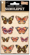 10196 Samolepky skuteční motýli s 3D křídly 19x10 cm-1