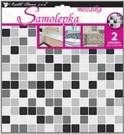 Samolepka na zeď mozaika plastická, imitace obkladů, 2 archy 25,5 x 25,5 cm 