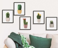10481 Samolepka na zeď plastická 3D kaktusy 29 x 49 cm -2
