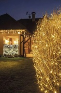 11082 Osvětlení vánoční - nadstavitelná síť 2x1,5m-160 LED teplá bílá+ 5 cm přívodní kabel-4