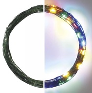 Osvětlení nano zelené 7,5 m - 75 LED multicolor + 5m přívodní kabel + časovač