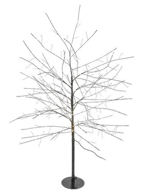 Stromek LED svítící, 600 LED, teplá bílá, výška 120 cm