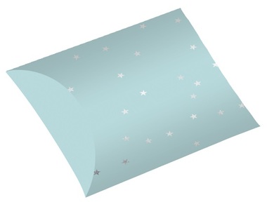 Krabička skládací hvězdy s ražbou S 16 x 11 cm