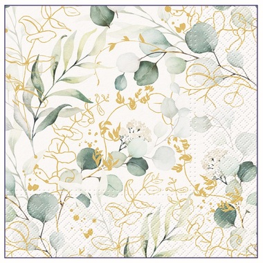 Papírové ubrousky celoroční, třívrstvé 33 x 33 cm, 20 ks