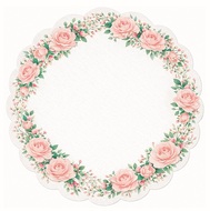 13314 Pap&iacute;rov&eacute; ubrousky, tř&iacute;vrstv&eacute;, kruhov&eacute; O 32 cm, 12 ks-2