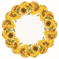 13317 Pap&iacute;rov&eacute; ubrousky, tř&iacute;vrstv&eacute;, kruhov&eacute; O 32 cm, 12 ks-2