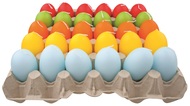 14390 Svíčka vejce 45 x 60 mm, mix 5 barev, 30 ks-2