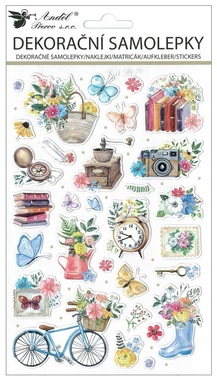 Samolepky Jarní motivy POP UP 14,5 x 25 cm
