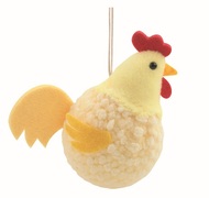 17194 Kohout žlut&yacute; 8,5 x 9 x 4,5 cm na zavě&scaron;en&iacute;-1