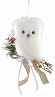 18157 Sova na větvičce b&iacute;l&aacute; 23 x 17 x 11 cm + stuha na zavě&scaron;en&iacute;-1