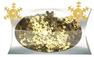 Konfety vločky zlaté 20 g