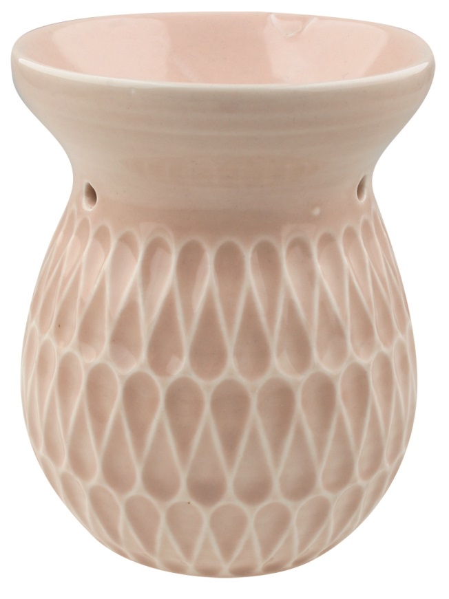 Aromalampa keramická starorůžová 12 cm