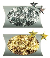 1975 Konfety hvězdy stříbrné,zlaté v krabičce na provlečení 20g-1