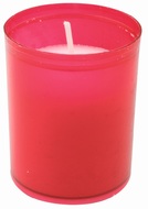 20003 Hřbitovní svíčka 60 g, červená, 4 ks-3
