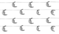 2051 Řetěz měsíc se stříbrnými glitry 180cm-1