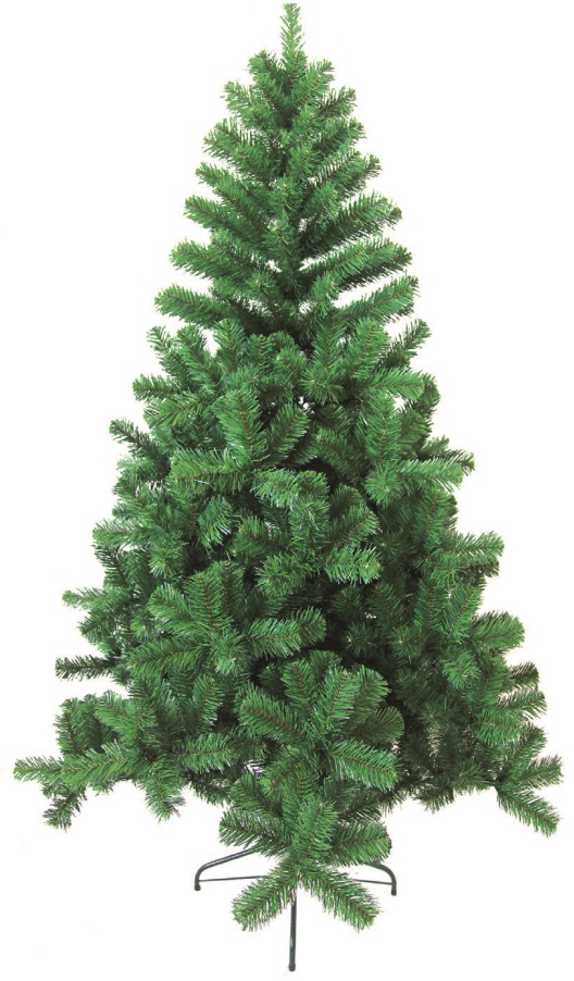 Strom umělý vánoční s kovovým stojanem 244 cm (2104)