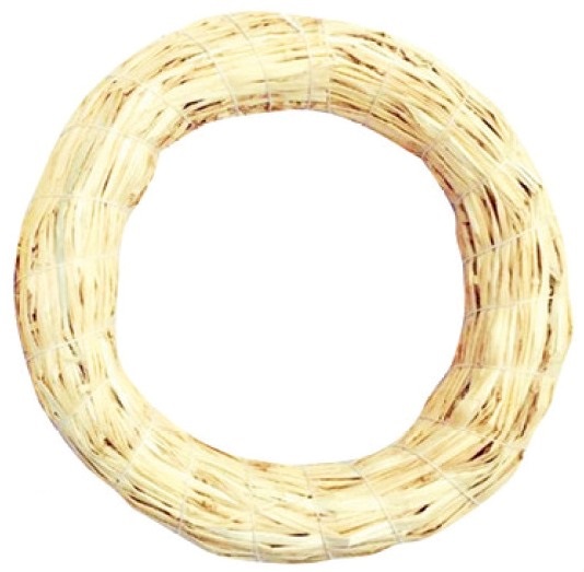Slaměný věnec 20 cm