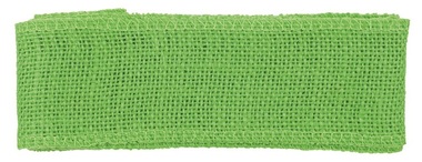 Stuha jutová zelená šířka 6 cm, 2 m