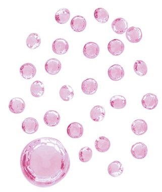 Kamínky dekorační růžové 3 mm, 20 g