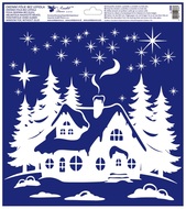 Okenní fólie – Chaloupka v lese