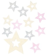 3981 Dřevěné hvězdy 4 cm 12 ks-1