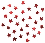 4783 Hvězdičky dřevěné 1 cm, 36 ks, červené-2
