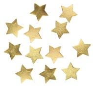 4788 Hvězdičky dřevěné 3,5 cm, 12 ks, zlaté-2