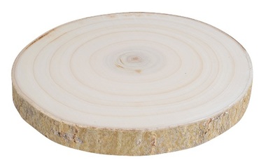 Dřevěný plátek oboustranně vyhlazený, topol 14-16 cm
