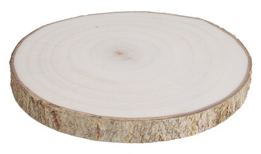 Dřevěný plátek oboustranně vyhlazený, topol 16-18 cm