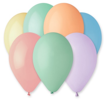Balónky makronky, 26 cm, 10 ks v balení, mix barev