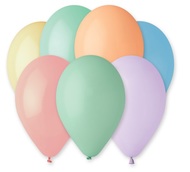 Balónky makronky, 26 cm, 100 ks v balení, mix barev