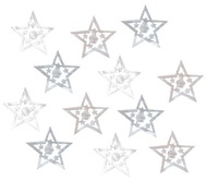 5335 Hvězda dřevěná s lepíkem 4 cm, 12 ks-2