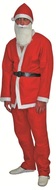 5803 Oblek Santa (kalhoty,blůza,opasek,vousy,čepice) pro dospělého-1