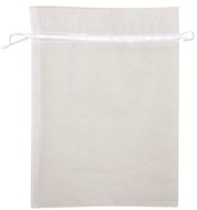 5953 Organzový sáček bílý 16,5x22 cm-1