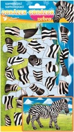 6629 Samolepicí skládačka zebra 14 x 25 cm-1