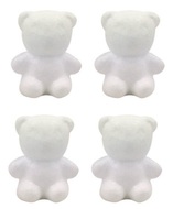 6721 Medvídci z polystyrenu 5 cm, 4 ks v sáčku-1