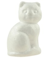 6727 Kočka z polystyrenu 11 x 7 cm, v sáčku-1