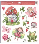 Okenní fólie – Muchomůrka se zelenou žabkou