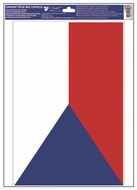 Okenní fólie – Česká vlajka (1 ks)