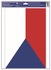 Okenní fólie – Česká vlajka (1 ks)