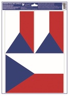 Okenní fólie – Česká vlajka (3 ks)