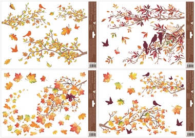 Okenní fólie 30 x 42 cm, podzimní větve 