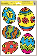 6897 Okenní fólie barevná velikonoční vajíčka 20 x 30 cm-5