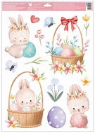 Okenní fólie – Dva košíky velikonoční