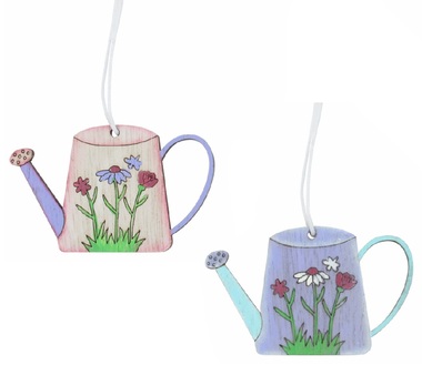 Konev dřevěná fialová 6,5 x 4 x 0,5 cm na zavěšení, 8 ks v krabičce